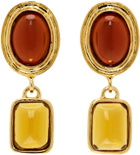 Mondo Mondo Gold Jelly Earrings