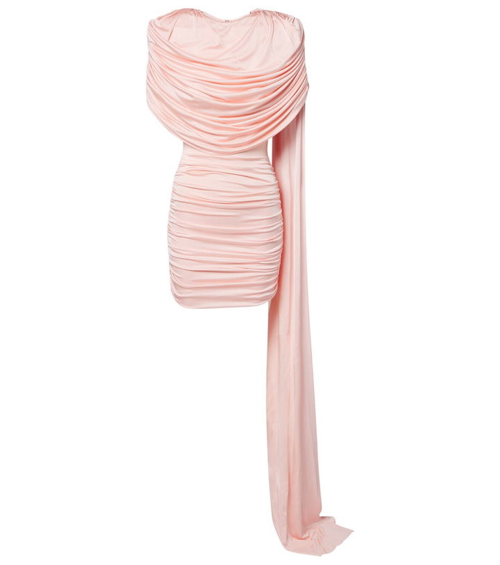 Photo: The New Arrivals Ilkyaz Ozel Khara draped gathered minidress