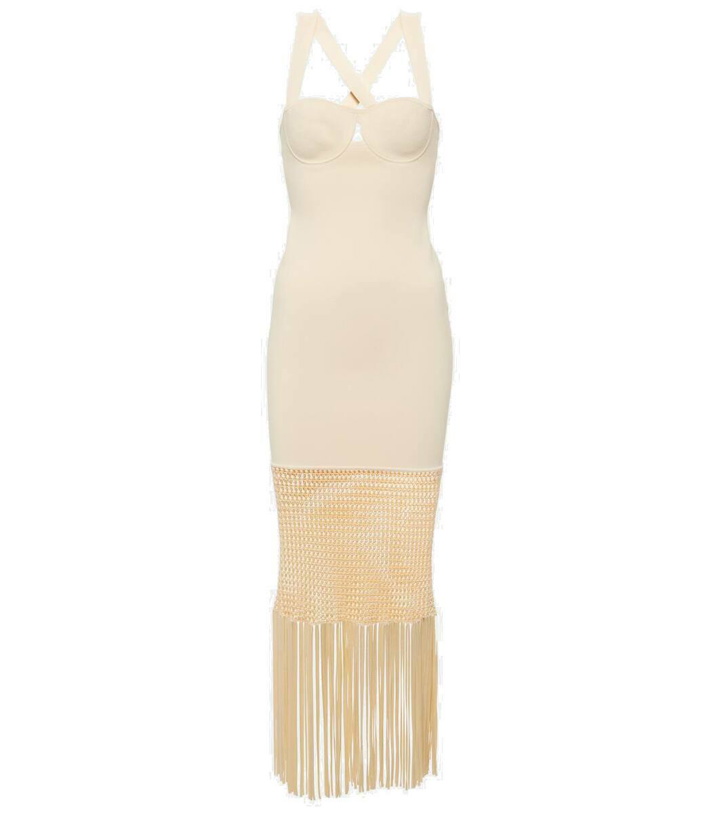 Photo: Galvan Diana fringed midi dress