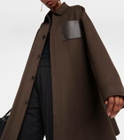Loewe Anagram wool and cashmere coat