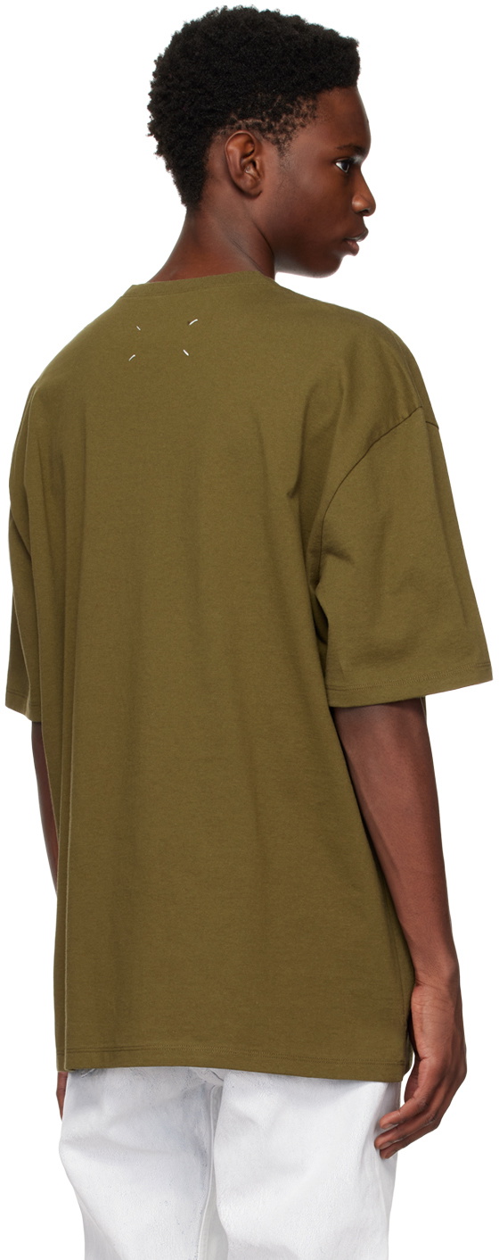 Tシャツ・カットソー MAISON MARGIELA 'Western patchwork' T-shirt Green Maison Margiela Western Patchwork T-Shirt Green | Wanan Luxury