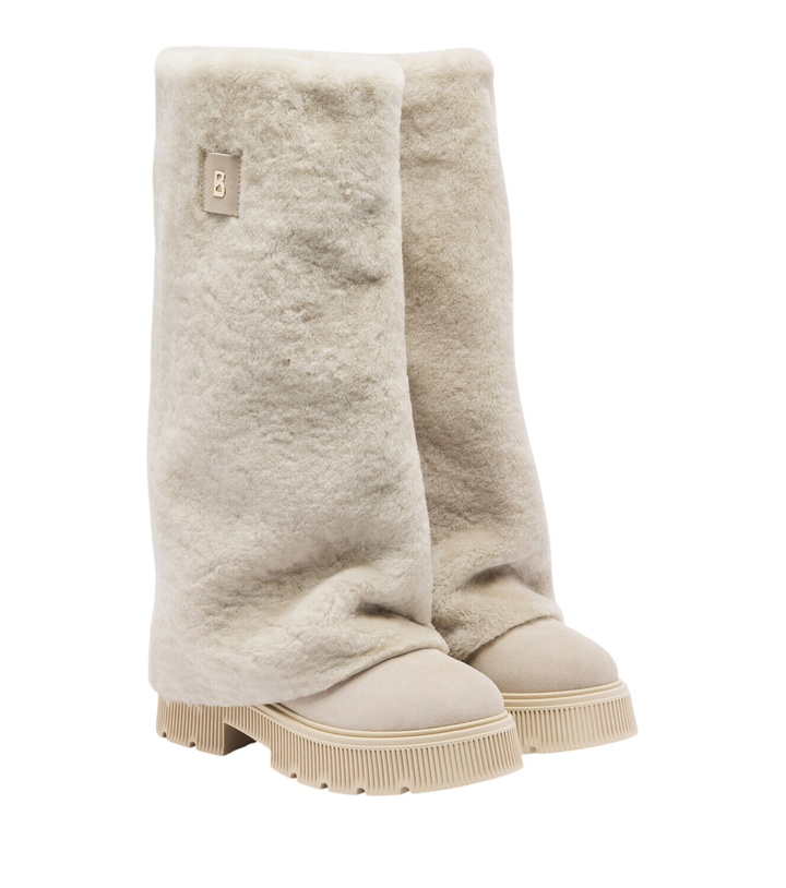 Photo: Bogner Turin shearling and suede knee-high boots
