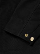 Carhartt WIP - Detroit Corduroy-Trimmed Cotton-Canvas Jacket - Black