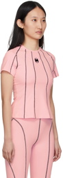 BONBOM SSENSE Exclusive Pink Seam T-Shirt