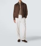 Brioni Cashmere and wool blouson jacket