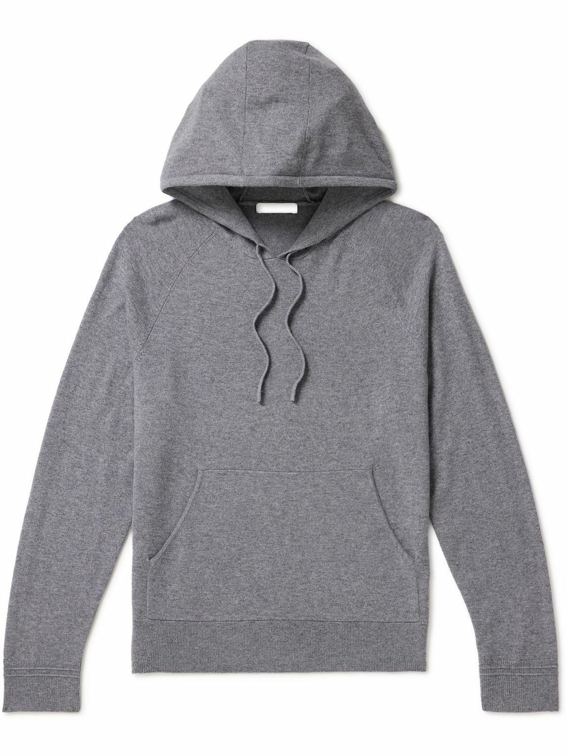 Mr P. Cashmere Hoodie Gray Mr P.