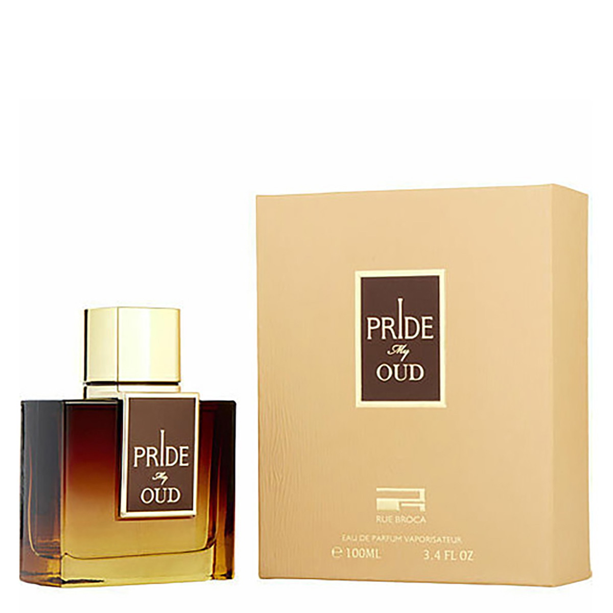 Afnan Mens Rue Broca Pride My Oud EDP Spray 3.4 oz Fragrances 6290171070474