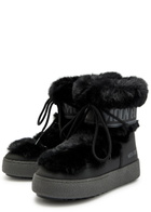 Moon Boot Ltrack Faux-fur Snow Boots Black
