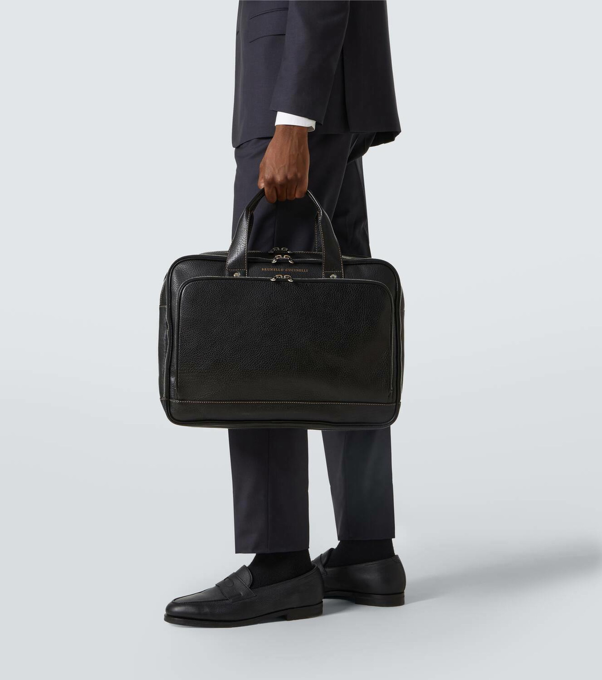 Brunello Cucinelli Leather briefcase