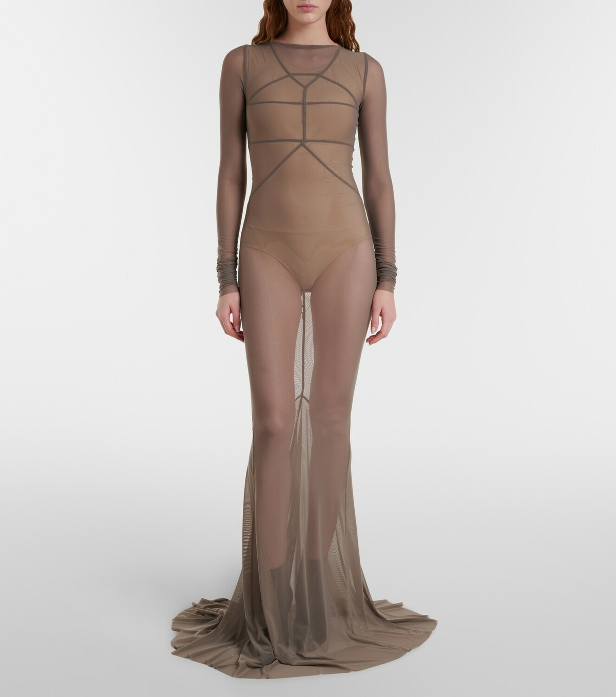 Rick Owens Temple tulle gown