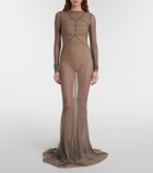 Rick Owens Temple tulle gown