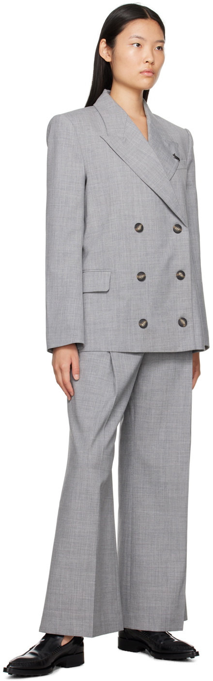 CAMILLA AND MARC Gray Lazlo Trousers