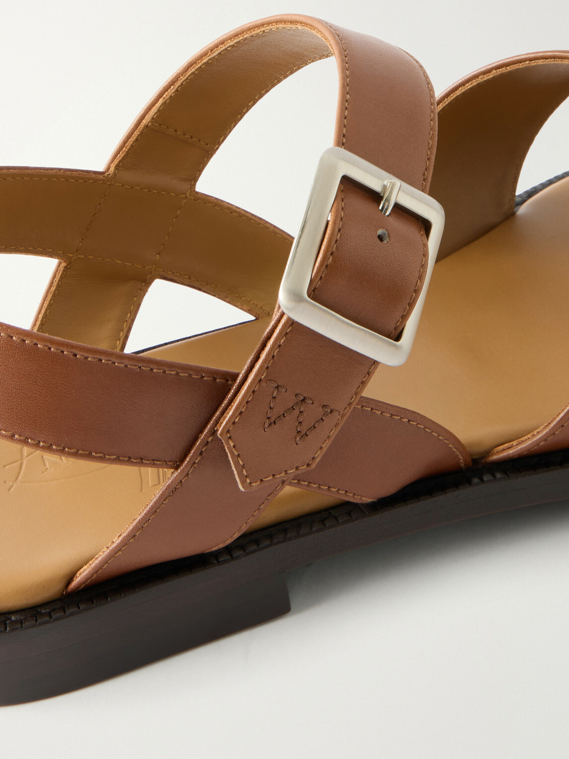 J.M. Weston - Leather Sandals - Brown