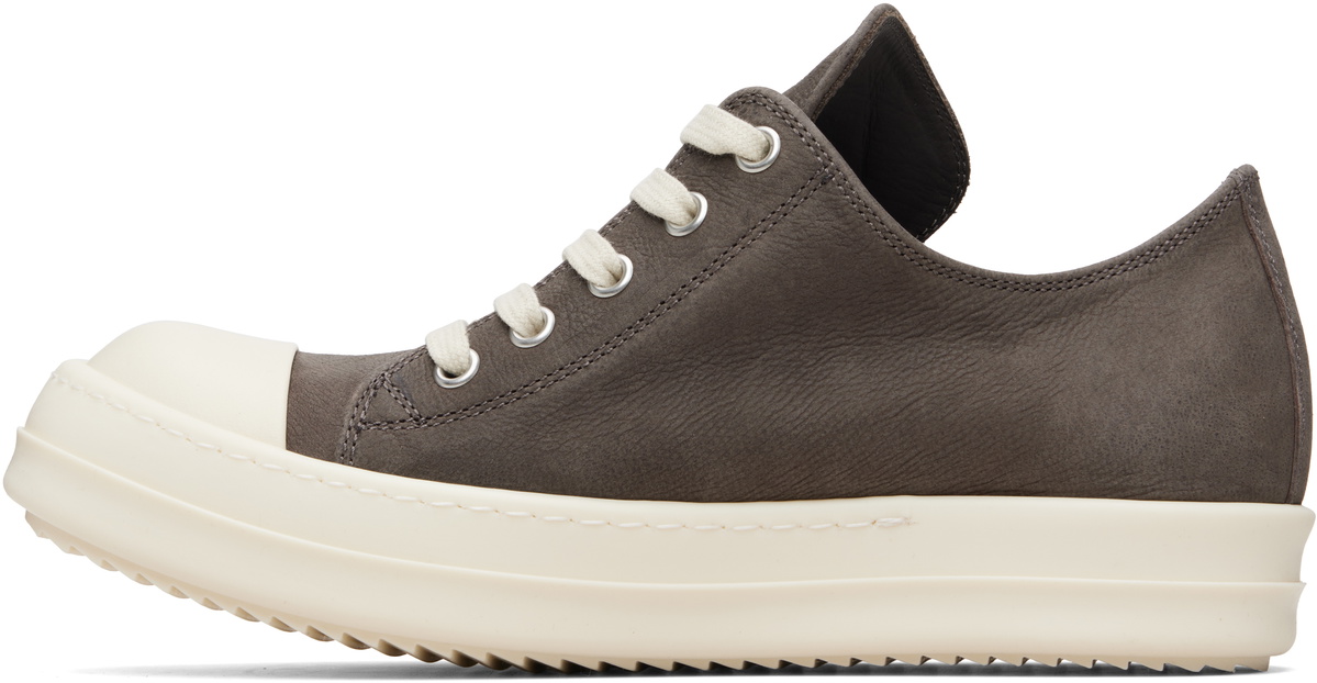 Rick Owens Gray Temple Extreme Low Sneakers