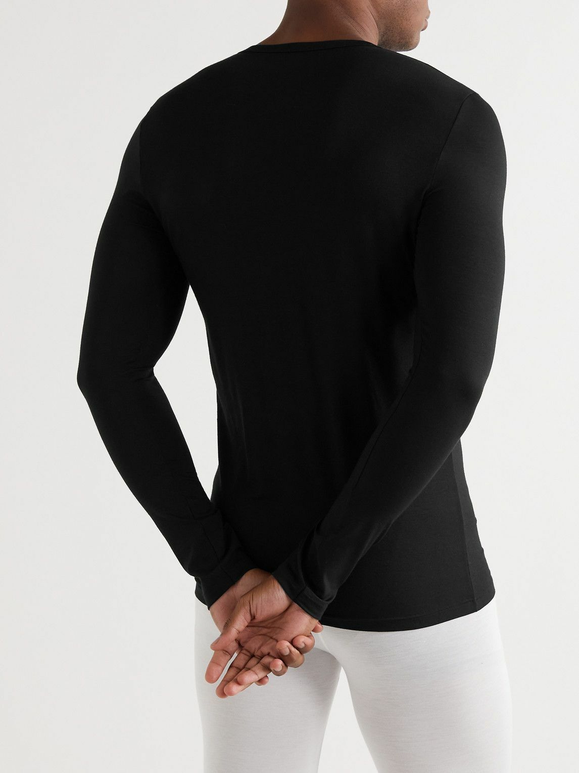 Zimmerli - Pureness Stretch-Micro Modal T-shirt - Black
