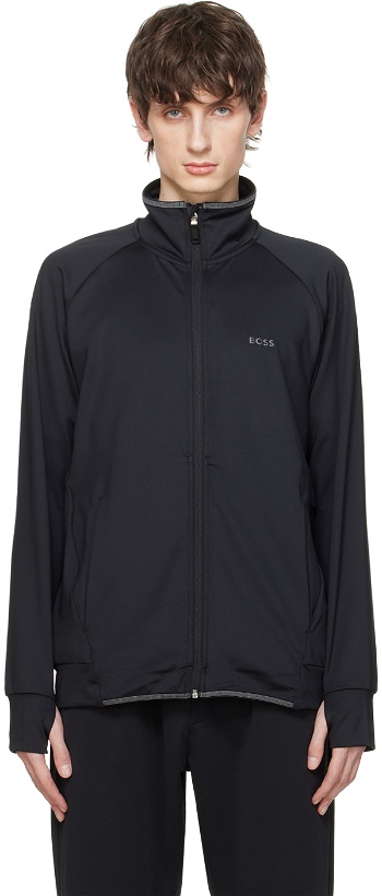 Photo: BOSS Black Active-Stretch Zip-Up Sweater