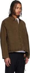 Song for the Mute Tan Box Denim Jacket