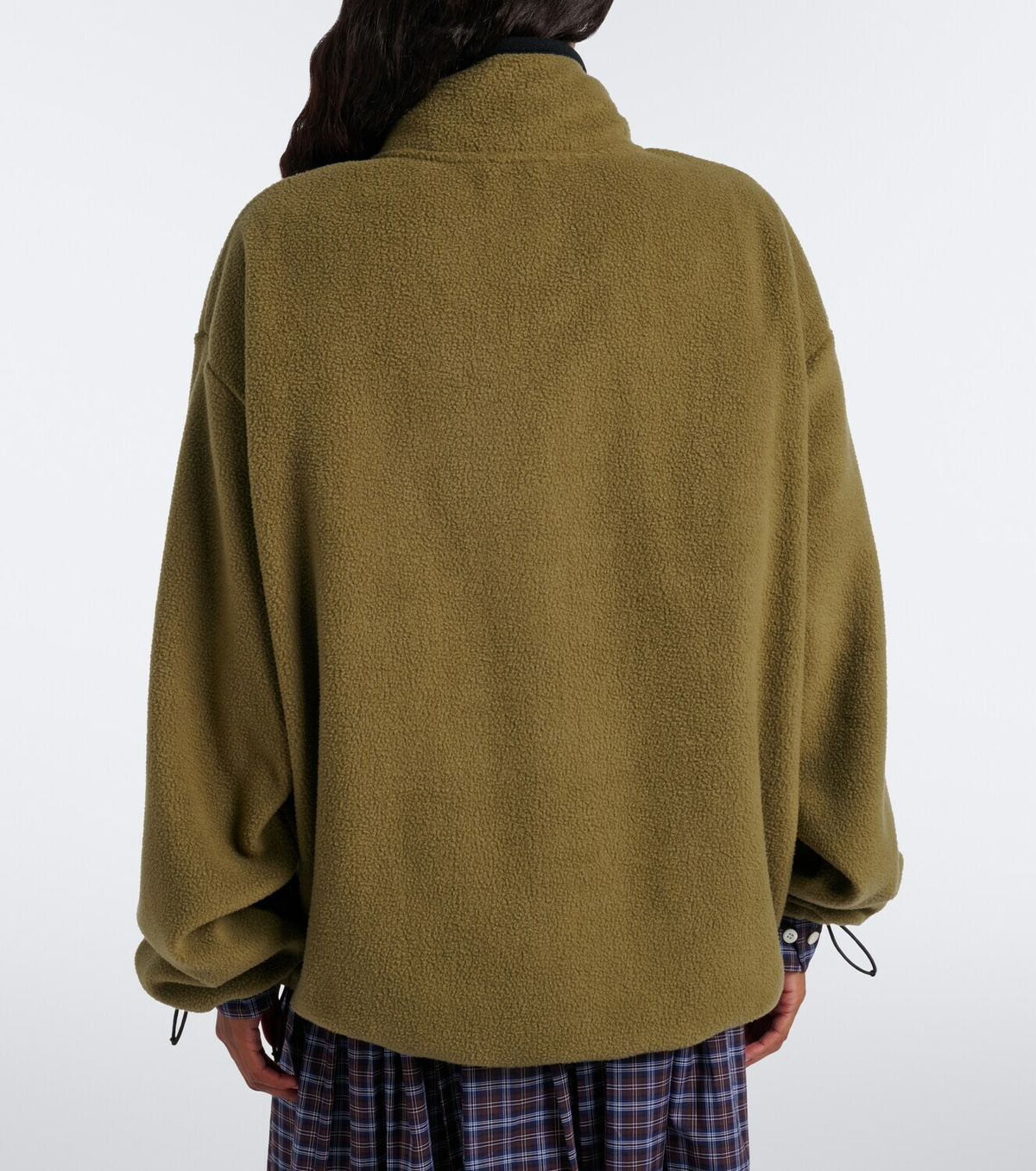 Miu Miu Oversized fleece jacket