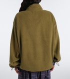 Miu Miu Oversized fleece jacket