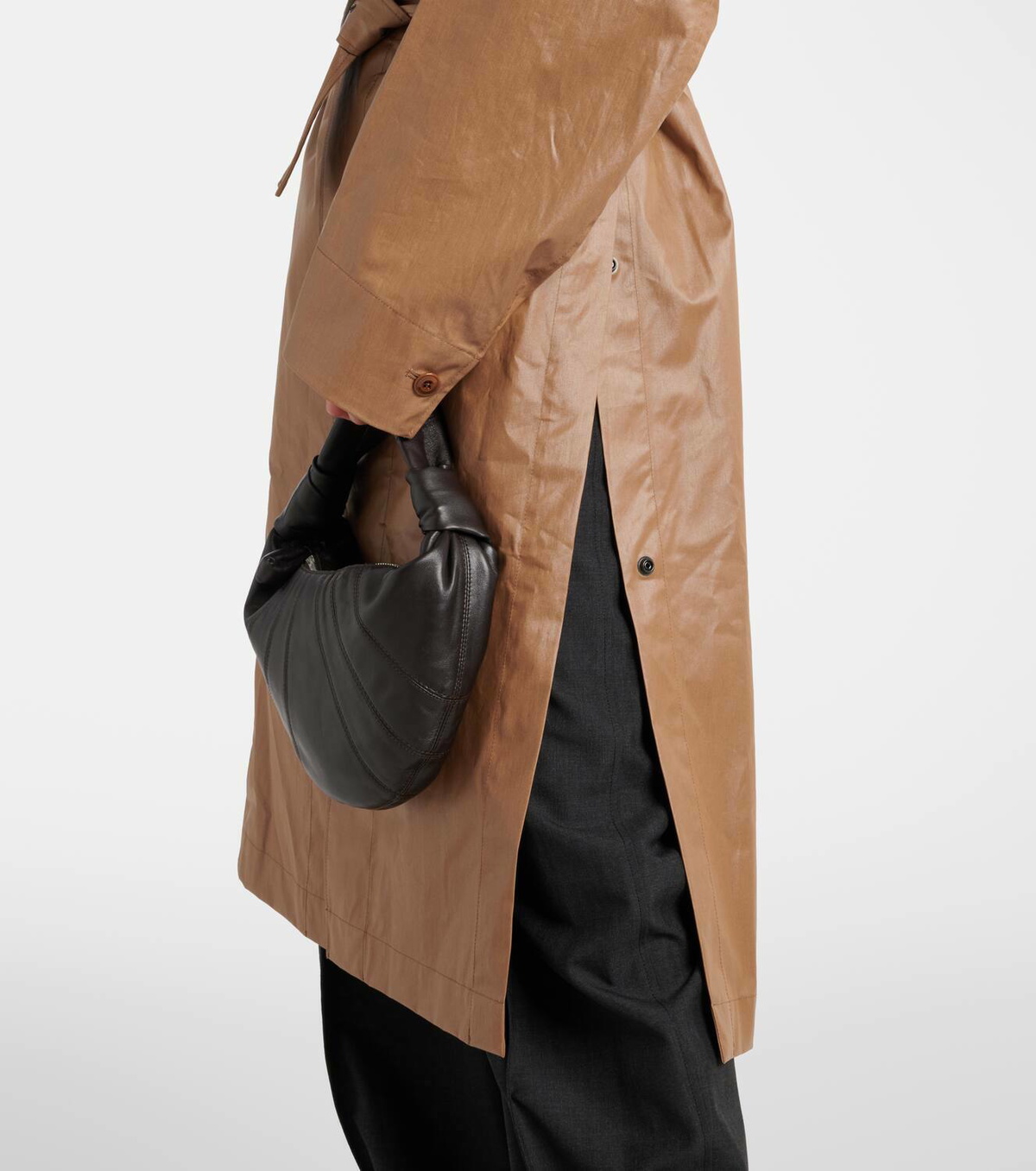 Lemaire Belted cotton raincoat