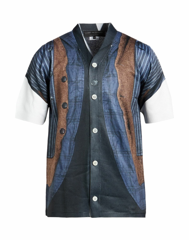 Photo: Comme Des Garçons Mens Cardigan Slate in Blue