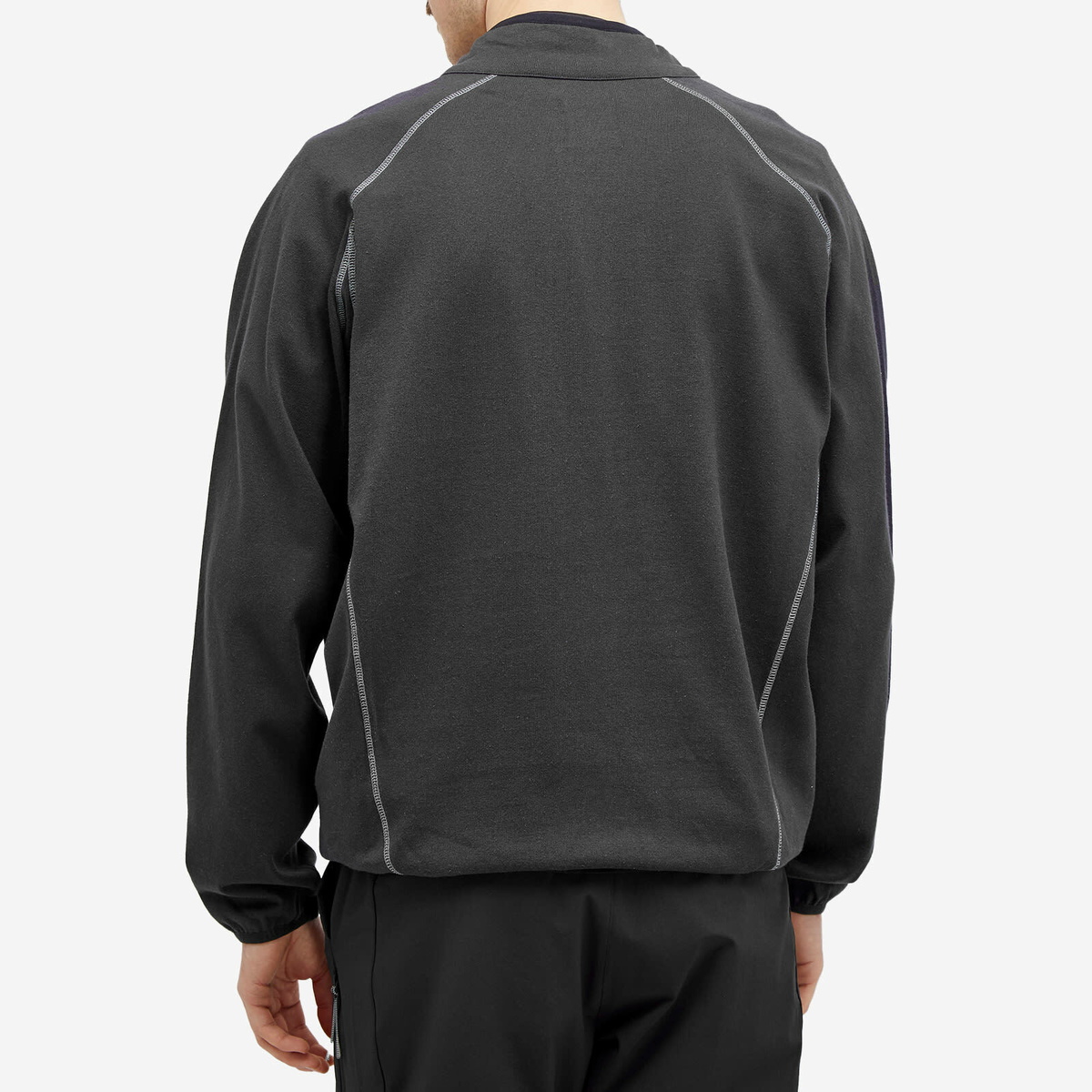 ROA Men's Jersey Half Zip Sweat in Black