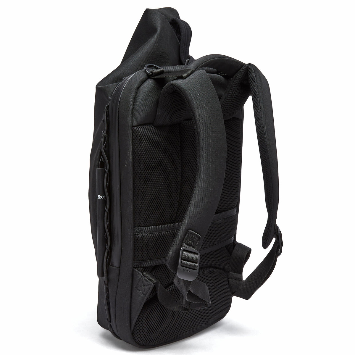 Cote&Ciel Isar M Braided Backpack in Black 