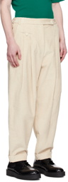 Cordera Beige Undyed Trousers