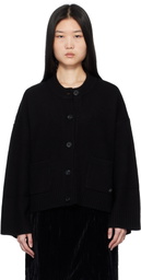 Holzweiler Black Wool Wide Cardigan