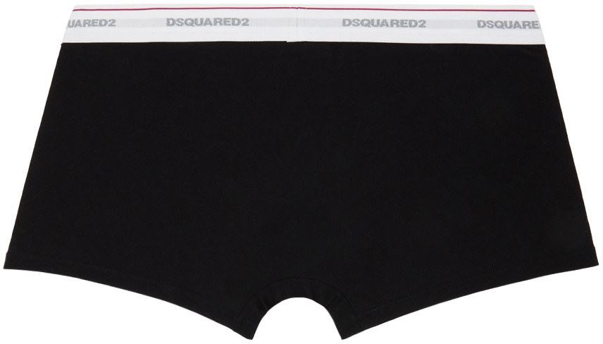 Dsquared2 Three-Pack Black Boxer Briefs