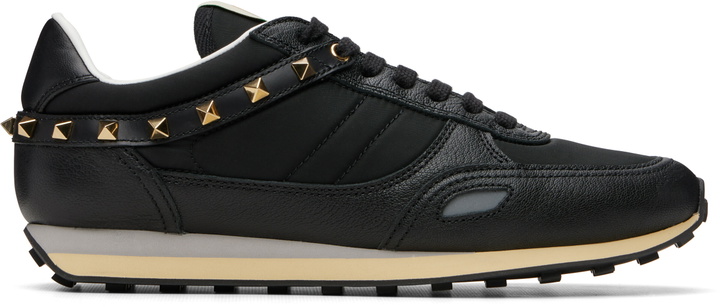 Photo: Valentino Garavani Black Stud Up Sneakers