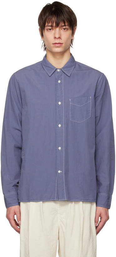 Photo: Officine Générale Blue Emory Shirt