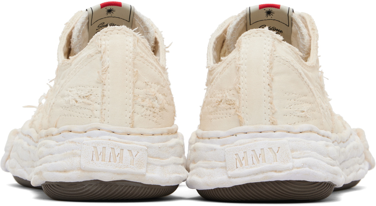 Maison MIHARA YASUHIRO Off-White 'Peterson23' OG Sole Ripped Overdye Canvas Sneakers