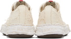 Maison MIHARA YASUHIRO Off-White 'Peterson23' OG Sole Ripped Overdye Canvas Sneakers