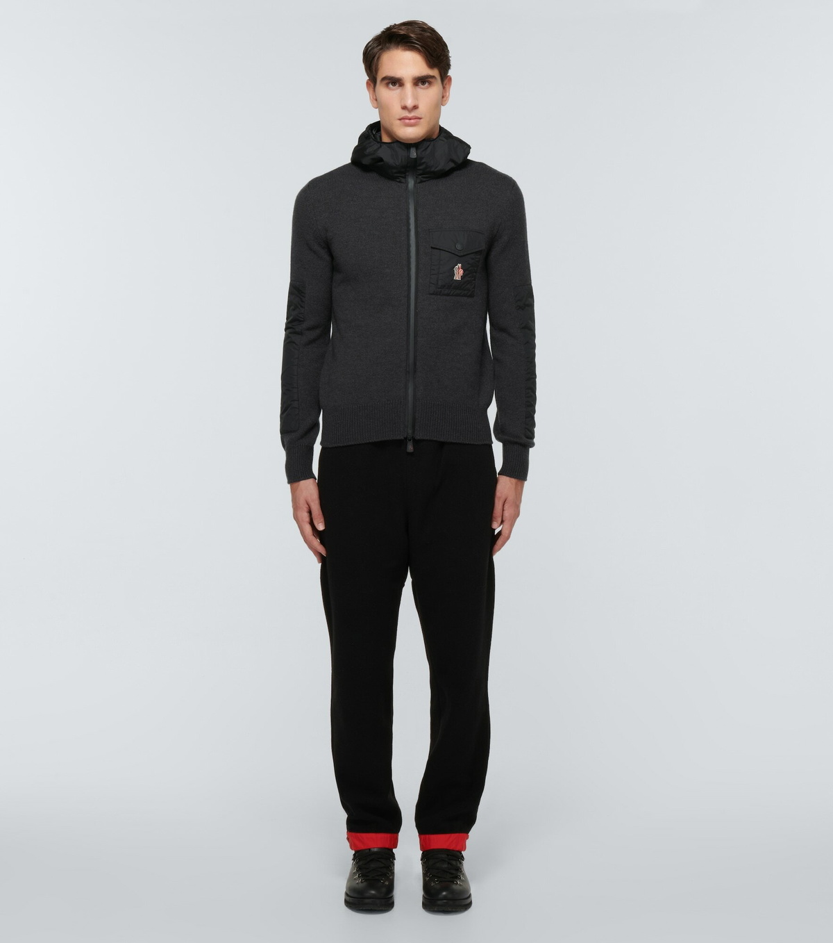 Moncler Grenoble - Fleece wool-blend pants