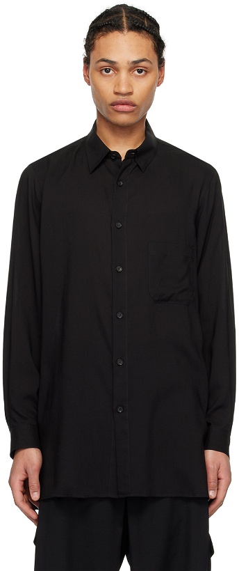 Photo: Y's For Men Black Button Shirt