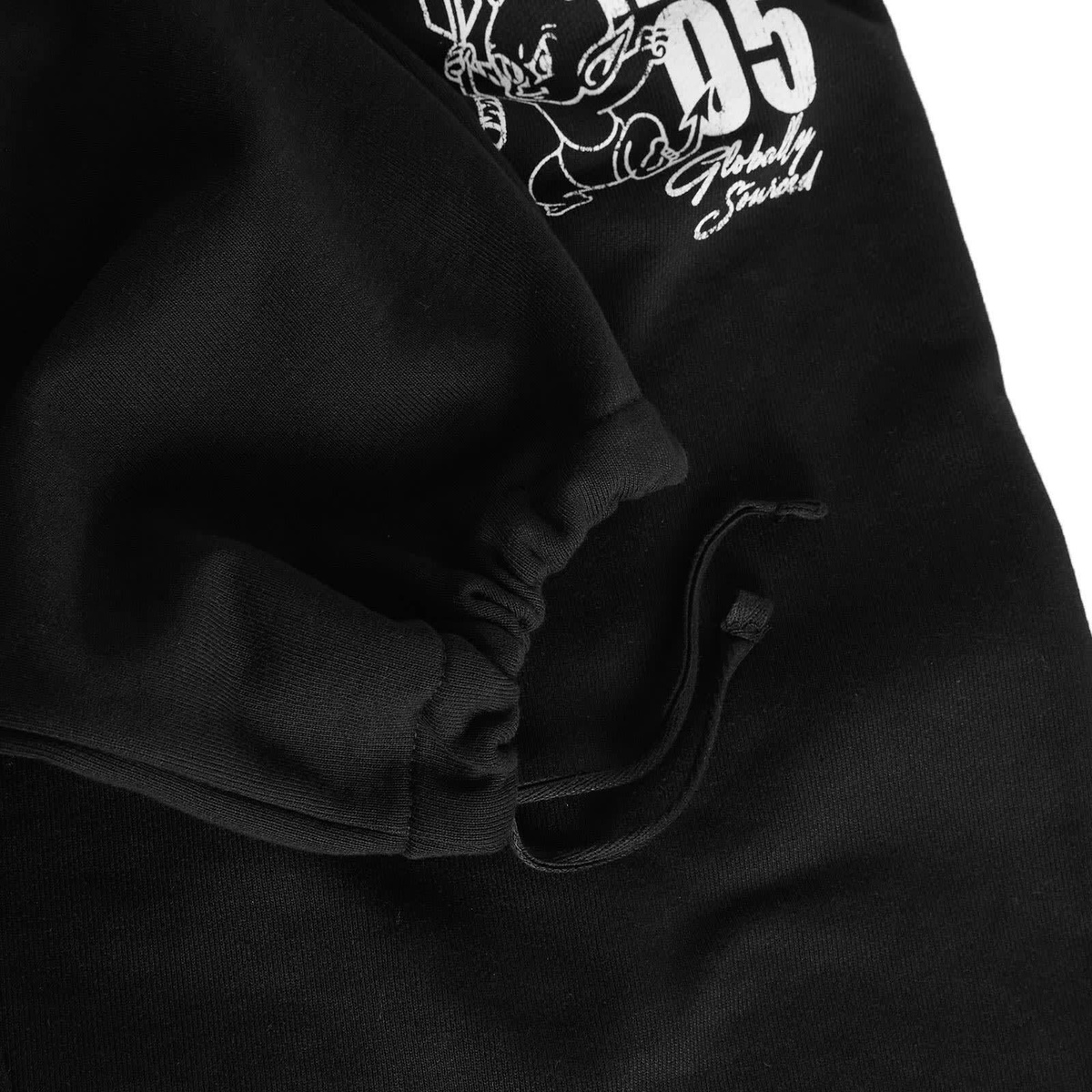 END. Devils Darts Team Straight Leg Sweatpant in Washed Black