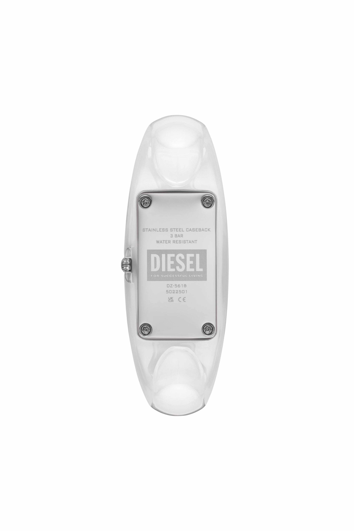 Diesel Diesel Wonder-D Two-Hand White Nylon Resin Watch - Timeframes Womens in White