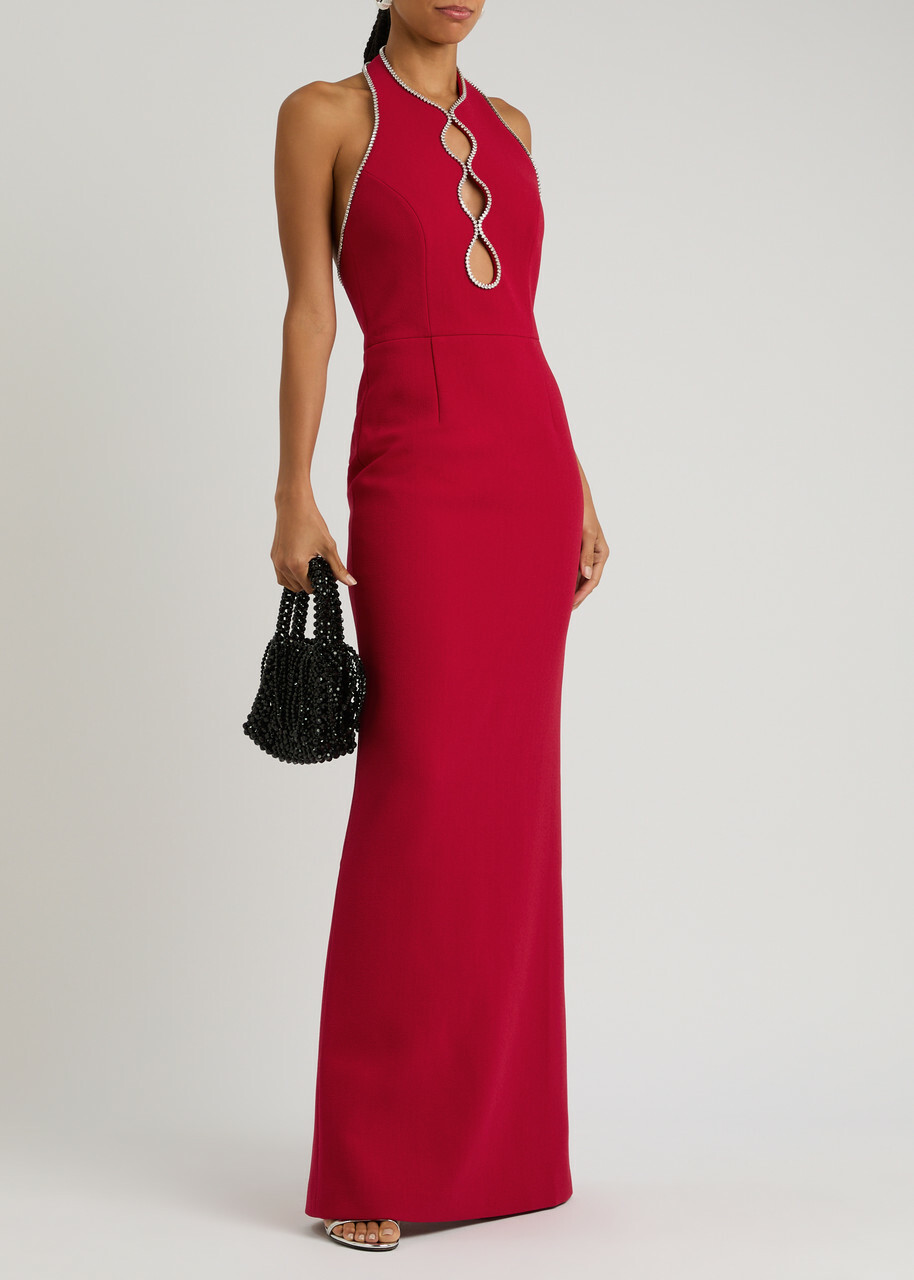 【REBECCA VALLANCE】AKARI GOWN ホルター カットアウト ガウン REBECCA VALLANCE】AKARI GOWN ホルター カットアウト ガウン