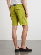 Vilebrequin - Straight-Leg Linen Drawstring Cargo Shorts - Green
