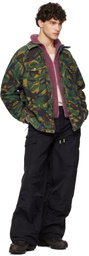 RCOS Black Parachute Cargo Pants