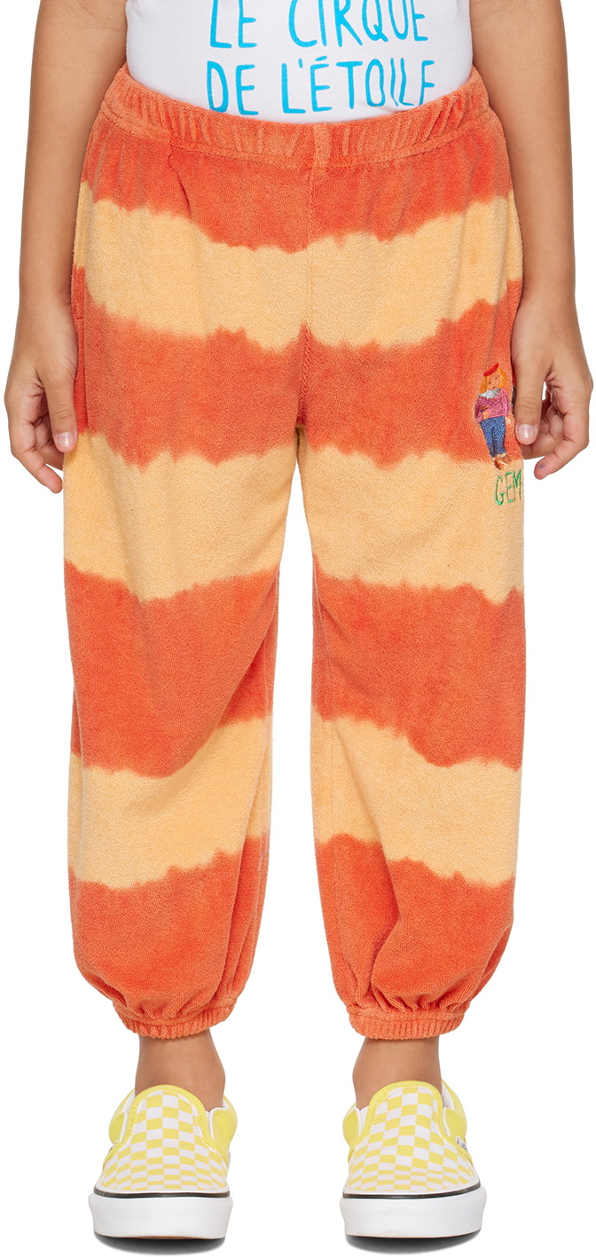 Jellymallow SSENSE Exclusive Kids Orange 'Gemini' Lounge Pants
