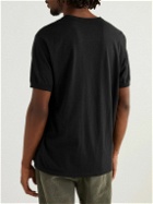 Save Khaki United - Garment-Dyed Supima Cotton-Jersey Henley T-Shirt - Black