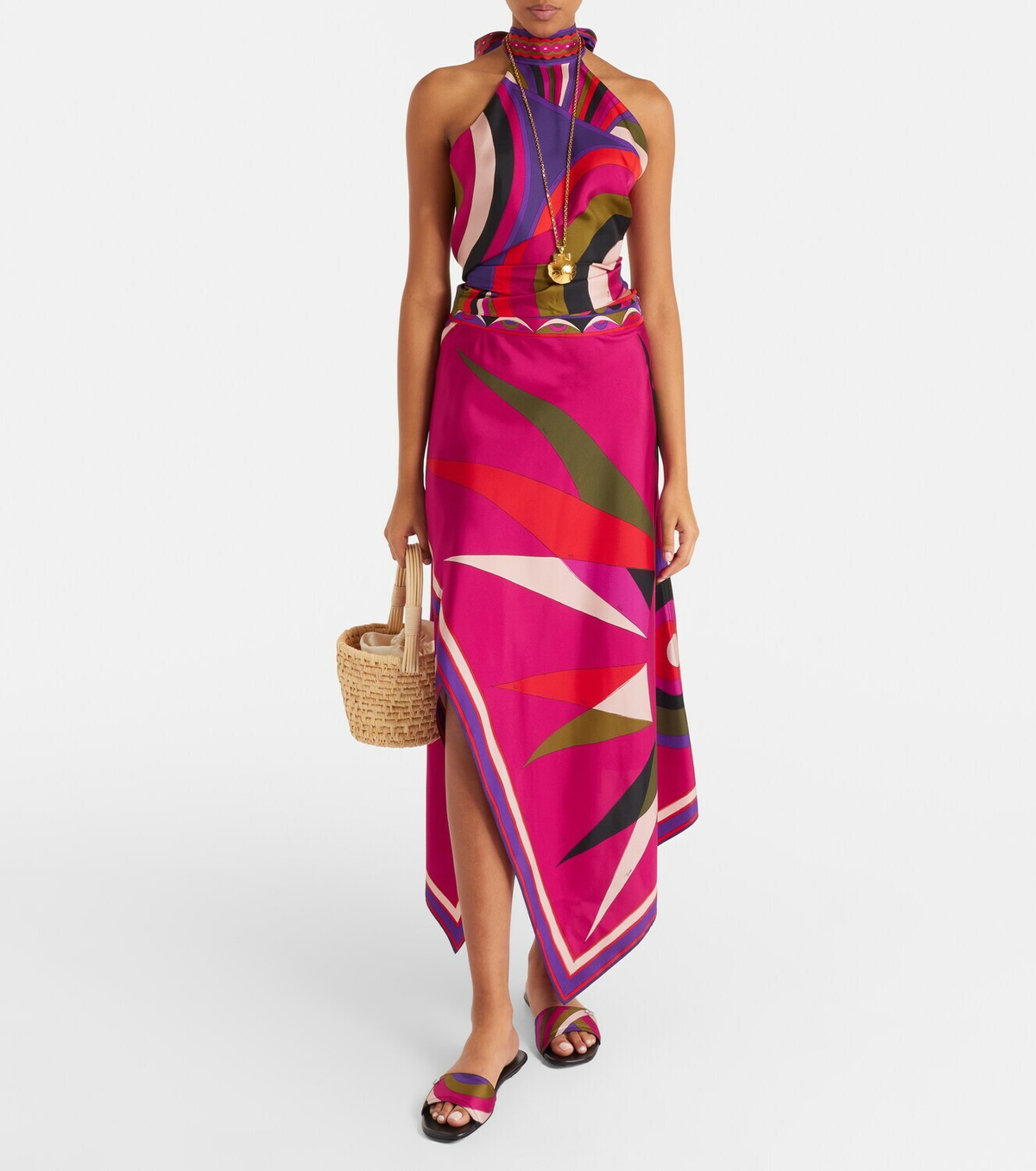 Pucci Yummi Iride silk slides