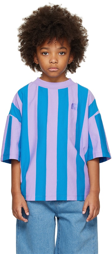 Photo: Repose AMS Kids Blue & Purple Oversized T-Shirt