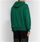 Très Bien - Souvenir Printed Fleece-Back Cotton-Jersey Hoodie - Green