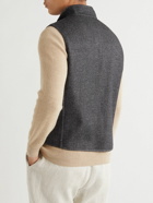 Stoffa - Reversible Blouson in Wool Merino - Gray