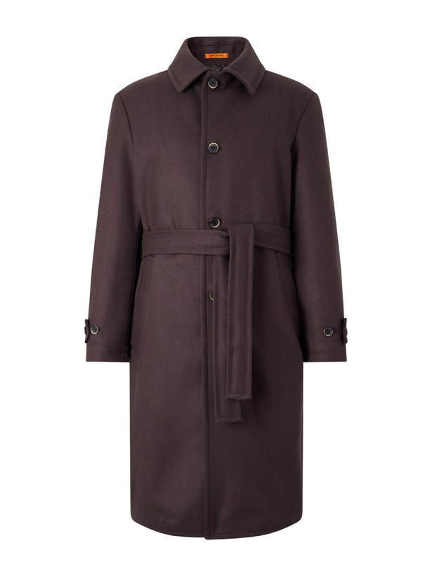 Photo: Barena - Belted Wool-Blend Coat - Brown