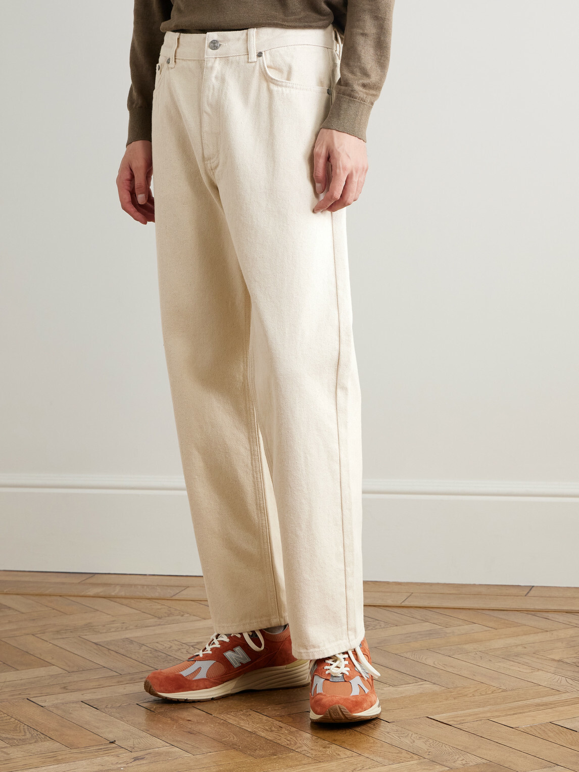 NN07 - Otis 10055 Straight-Leg Organic Jeans - Neutrals