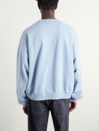Remi Relief - Cotton-Jersey Sweatshirt - Blue